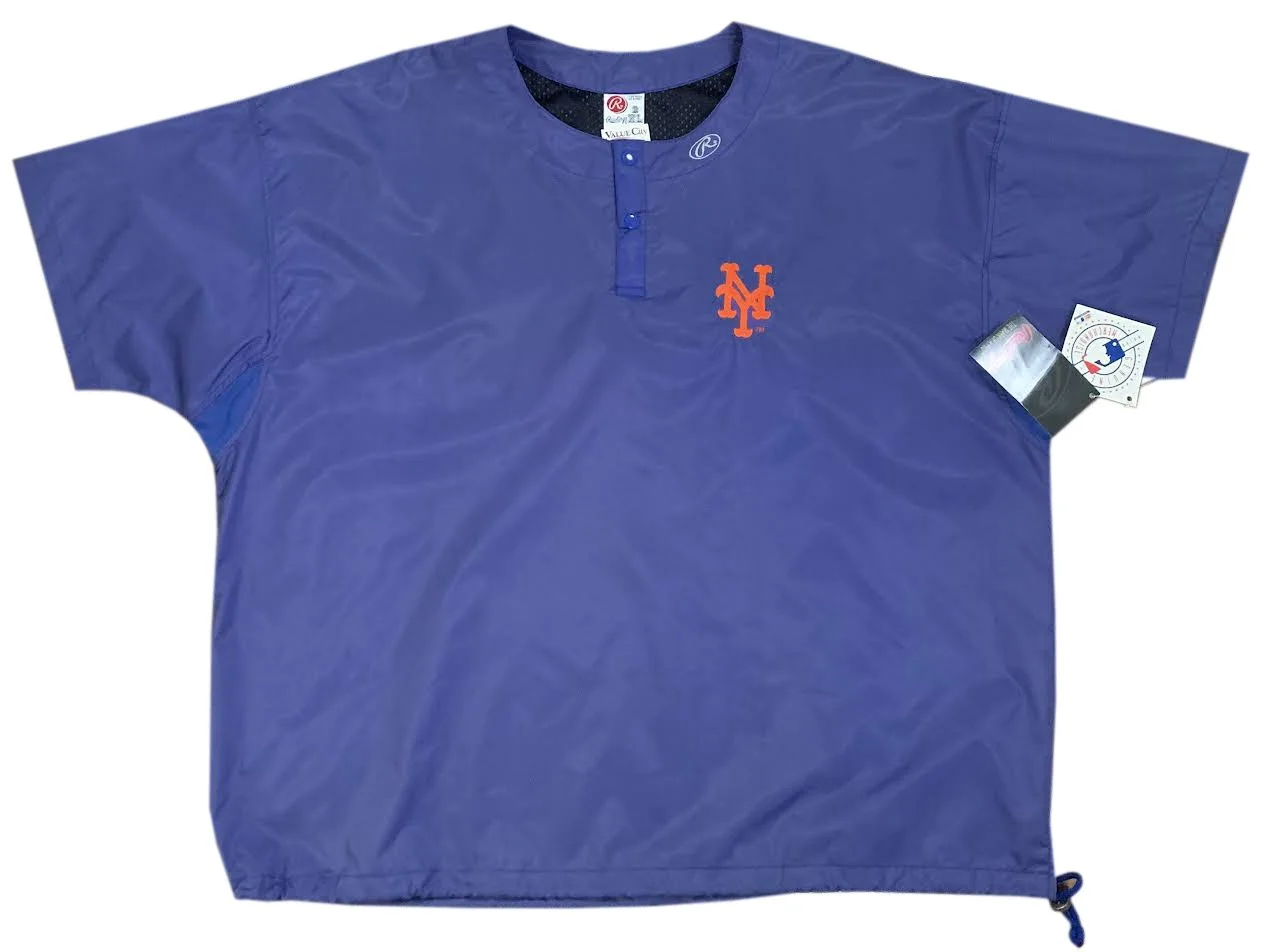 Vintage Rawlings New York Mets Batting Practice Jacket (Size XXL